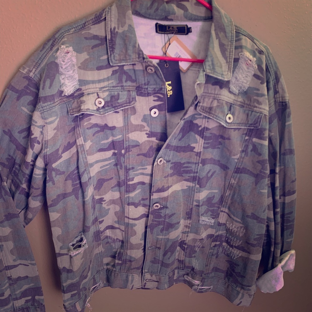 Camo Jean Jacket